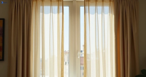 Dusty and dull curtains in swanbank before steam cleaning